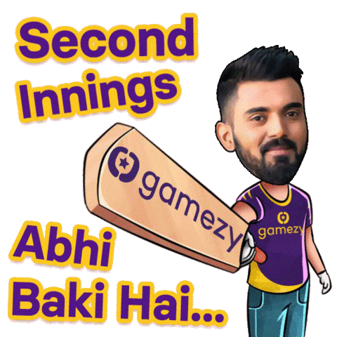 gameskraft giphyupload game ball cricket Sticker