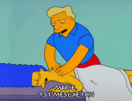 Relaxed Season 3 GIF by The Simpsons