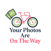 imagenai delivery bicycle on the way imagen Sticker