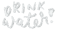 Drink Water Sticker
