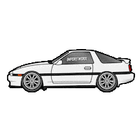 Cars Toyota Sticker by ImportWorx