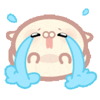 Sad Cry Sticker