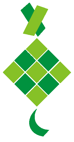 shbrnk Eid eid mubarak lebaran ketupat Sticker