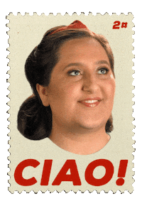 Italian Stamps Sticker