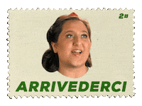 Italian Stamps Sticker