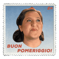 Italian Stamps Sticker