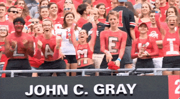 Ohio State Fans GIF by Ohio State Athletics