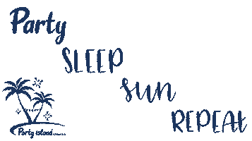 Caribbean Not Sleeping Sticker by Party Island Curacao