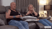 Shocked Watching Tv GIF by Gogglebox Australia