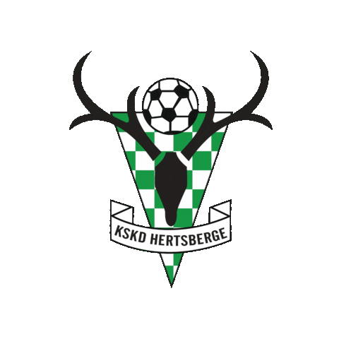 KSKDHertsberge giphygifmaker voetbal ateam groenwit Sticker