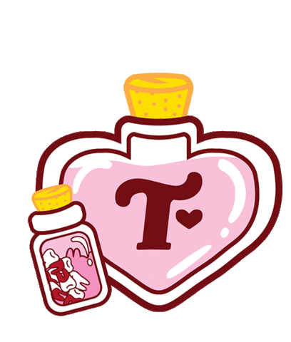 Redscare Sticker by Trixie Cosmetics