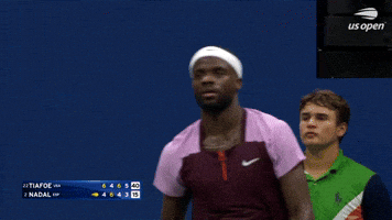 Tiafoe Breathes Heavy