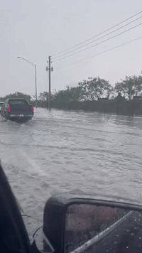 Heavy Rainfall Prompts Flash Flood Warning in Doral, Florida