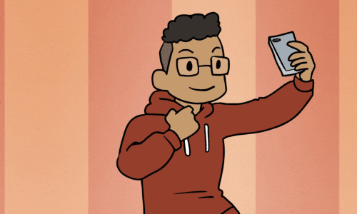 animation selfie GIF by Augenblick Studios
