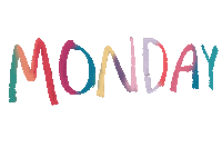 PrimaPanda rainbow monday daysoftheweek primapanda Sticker