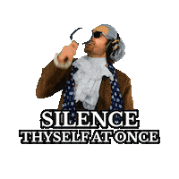 Founding Father Shut Up Sticker