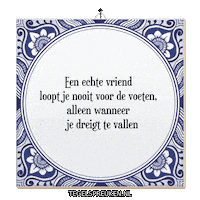Hand Wijsheid Sticker by Tegelspreuken.nl