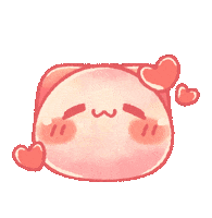 TONESHIEEE love heart pink neko Sticker