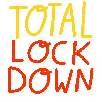 Panic Corona Sticker by Bodil Jane