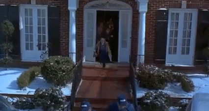 home alone leaving for the airport GIF