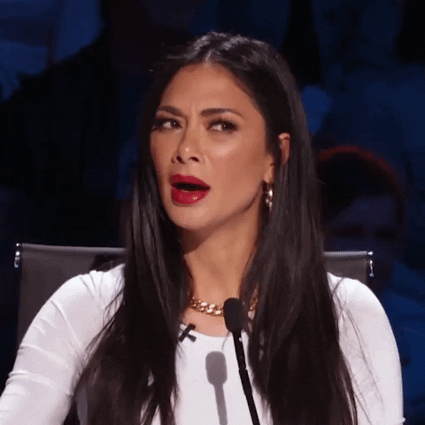 Nicole Scherzinger Reaction GIF by Got Talent Global
