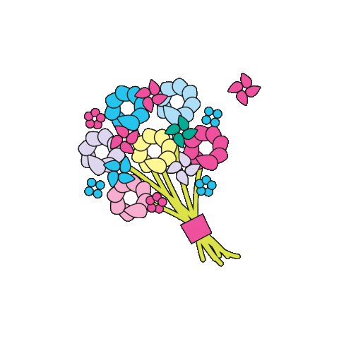 Flower Love Sticker by Mallory Ervin