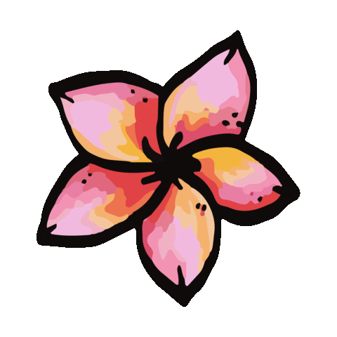 flower hawaii Sticker