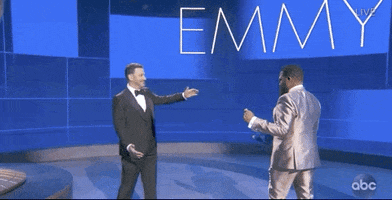 Jimmy Kimmel Hug GIF by Emmys