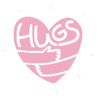 anaelidesign love amor hug miss you Sticker