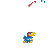 university of kansas Sticker by kualumni