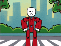 Stop No GIF by Stikbot