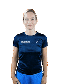 Run Running Sticker by Ilka Groenewold