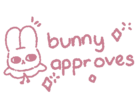 Bunny Sticker by moonie coco