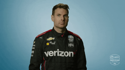 Pointing Down Will Power GIF by INDYCAR