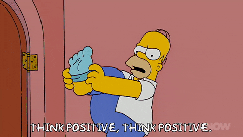 Episode 1 Positive Thoughts GIF by The Simpsons