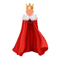 Queen King Sticker by Mr Urbina