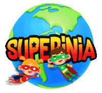 Superinia_tv music cartoon kids children Sticker
