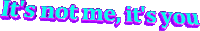 text breakup Sticker