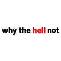 vemprablack why not why the hell not why the hell Sticker
