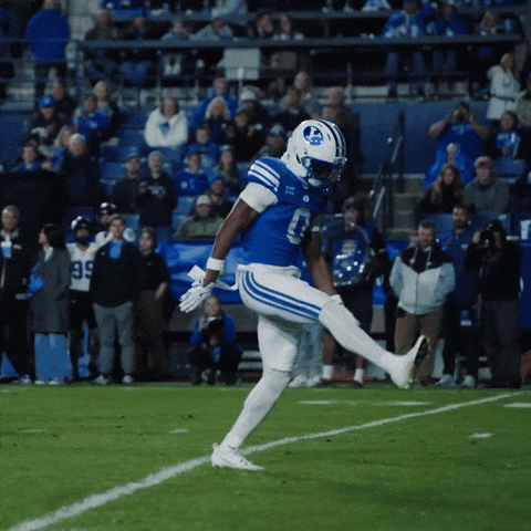 Byu Football Celebration GIF by BYU Cougars