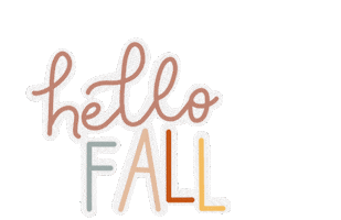 Fall Hello Sticker