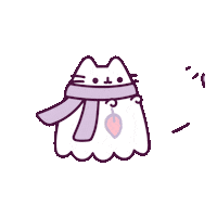 Halloween Ghost Sticker by Pusheen