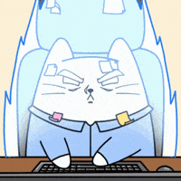 Working Hard Super Saiyan GIF by MESA My Emotional Support Animal