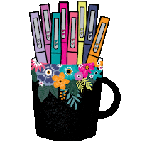 Back To School Flowers Sticker by Schoolgirl Style