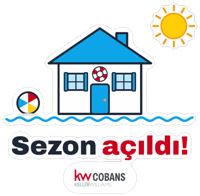 Beach House Summer Sticker by KW CobanS