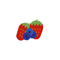 Summer Fruit Sticker by Freshly
