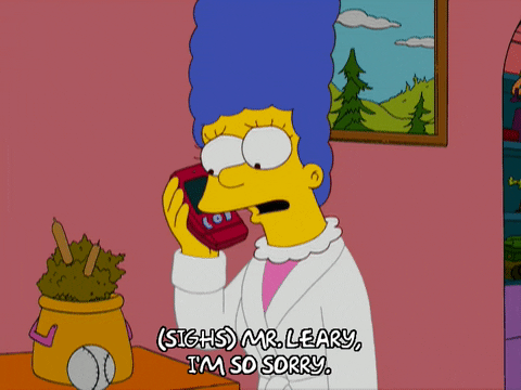 marge simpson cellphone GIF