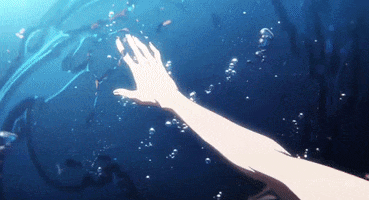 drowning dive to the future GIF by Funimation