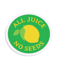 Juice Lemons Sticker by Rob Jelinski Studios