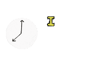 Clock Waiting Sticker by cypru55